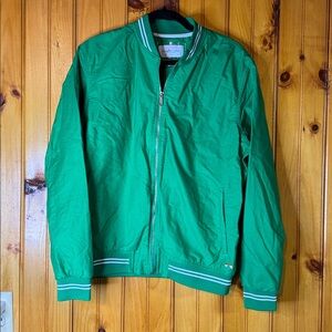 Denim & Flower Green Bomber Jacket